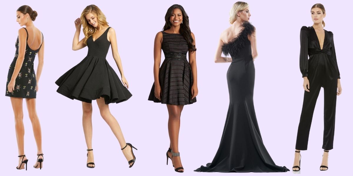 Black Lace Dresses Wearing With High Heels 2023 | FashionGum.com