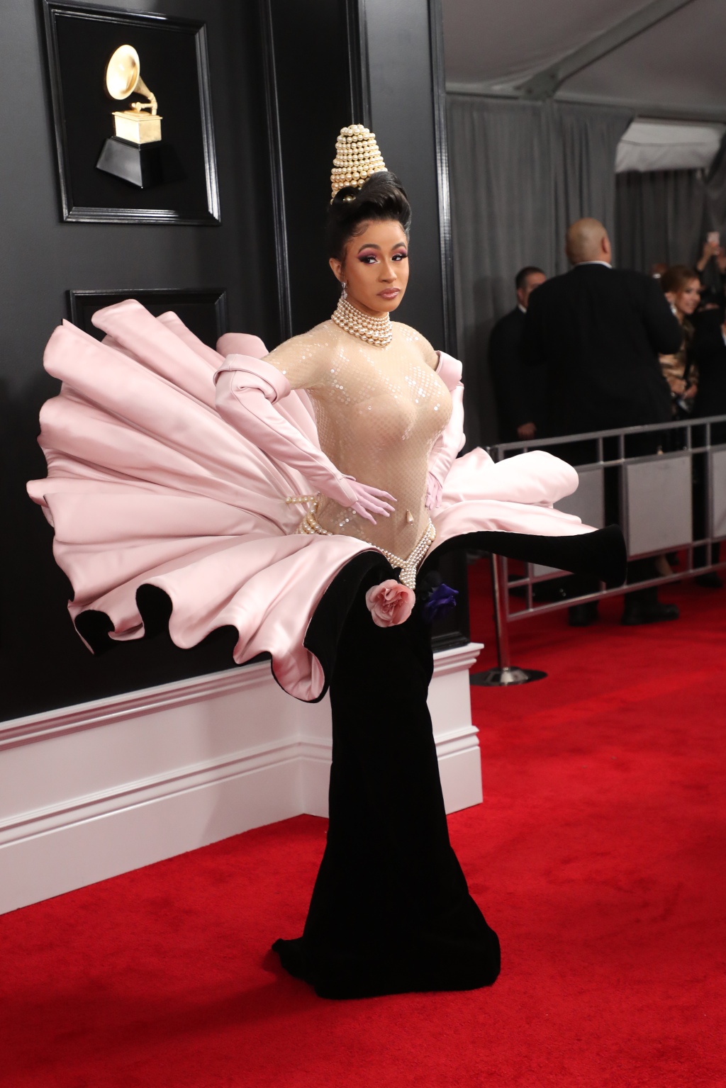 No, that’s not a typo. Mugler’s gown was inspired by the painting “Birth of Venus.” It was made to commemorate his 20th anniversary. Cardi B later reprised the look in 2019 for the Grammys.