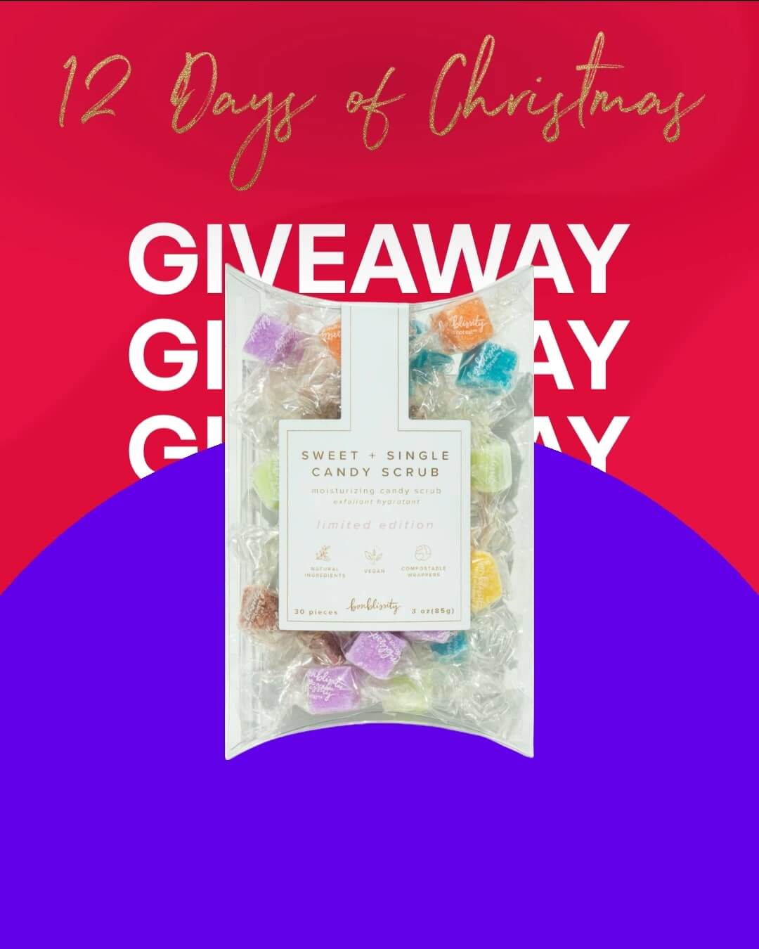 What you can win: Sweet+Single Candy Scrub from BonBlissity