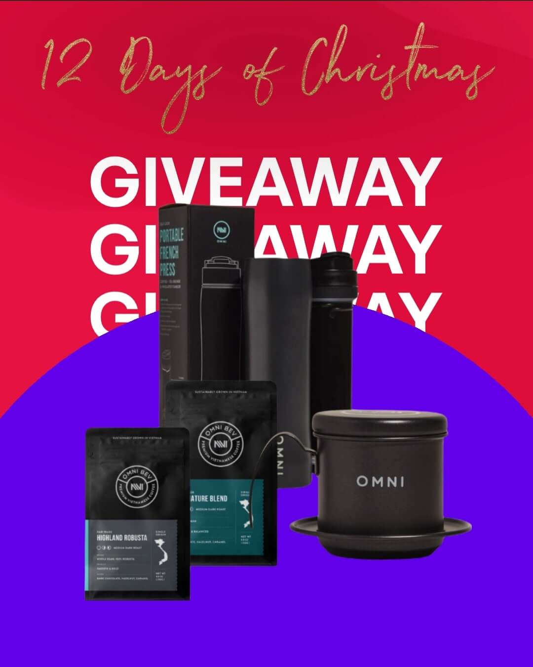 What you can win: Omni Bev’s complete brewing set