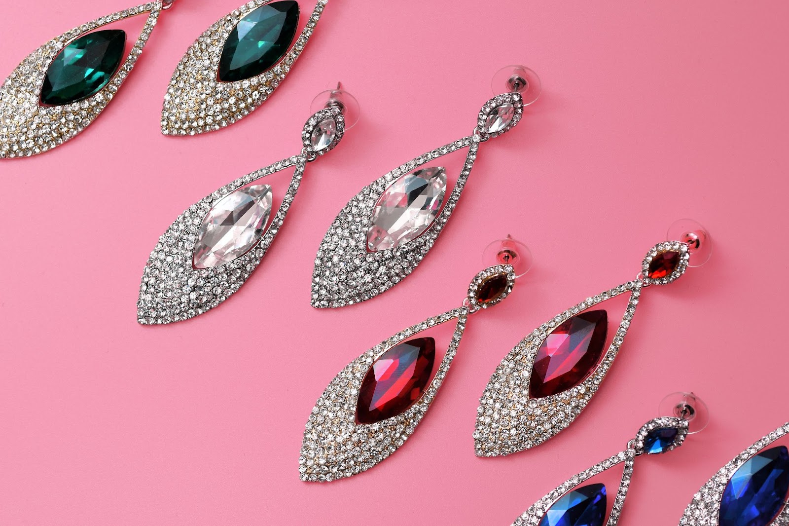 While your dress is the focal point of your look, your jewelry will really emphasize the vibe.
