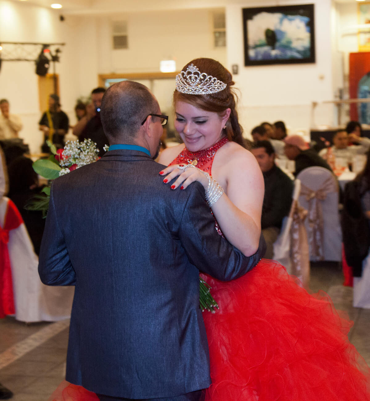  Big princess-like ball gowns can be worn for the first half and more traditional practices that you adhere to then you can choose something in a funner livelier silhouette to dance in all night