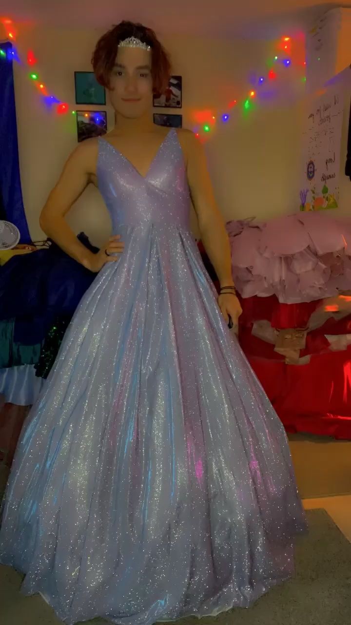 Rainbow Ball Gown Dress