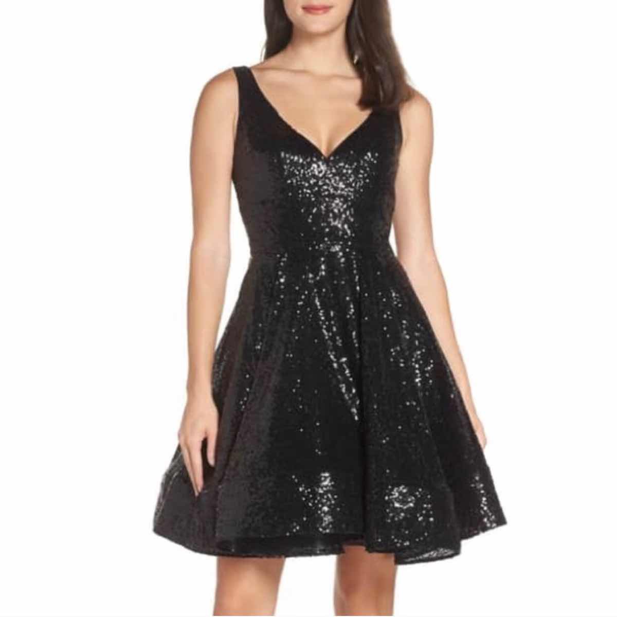 Mac Duggal Size 10 Black Cocktail Dress on Queenly