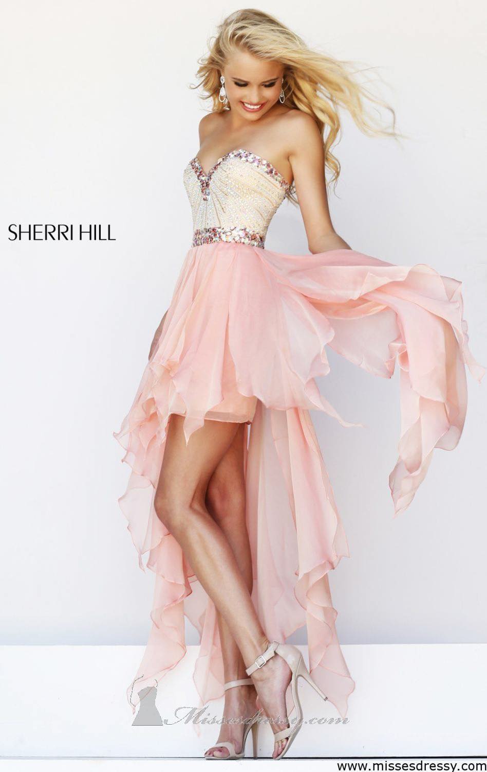 Sherri Hill Size 2 Pageant Pink Cocktail Dress on Queenly