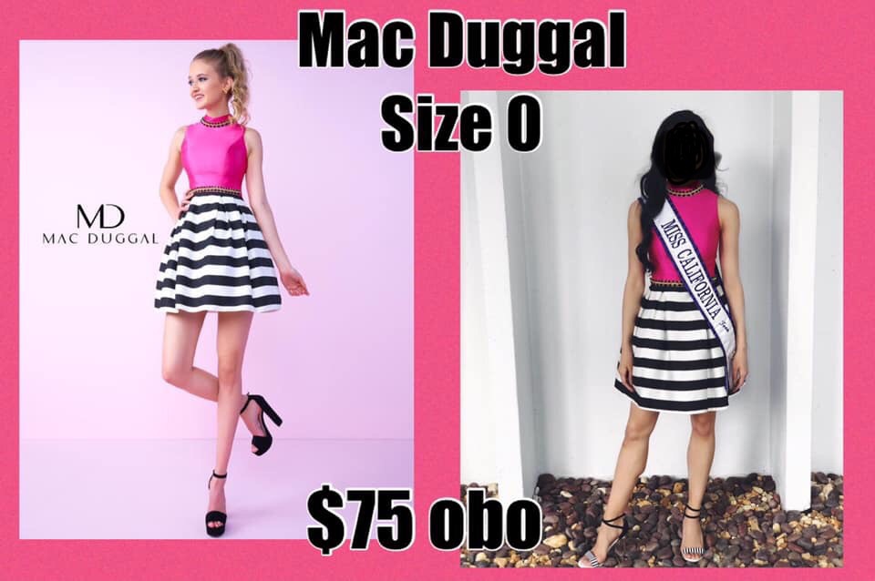 Mac Duggal Size 0 High Neck Black Cocktail Dress on Queenly