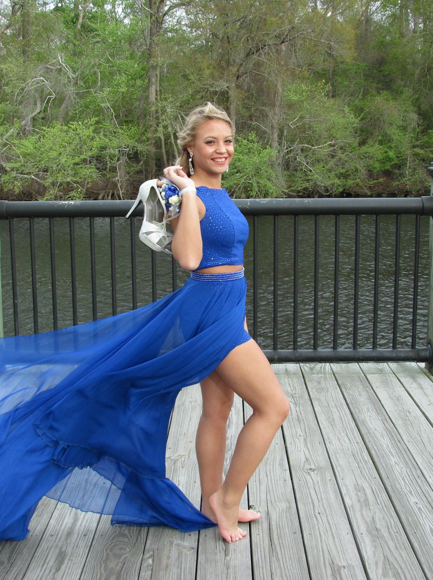 Sherri Hill Size 2 Prom Royal Blue Romper/jumpsuit Dress on Queenly