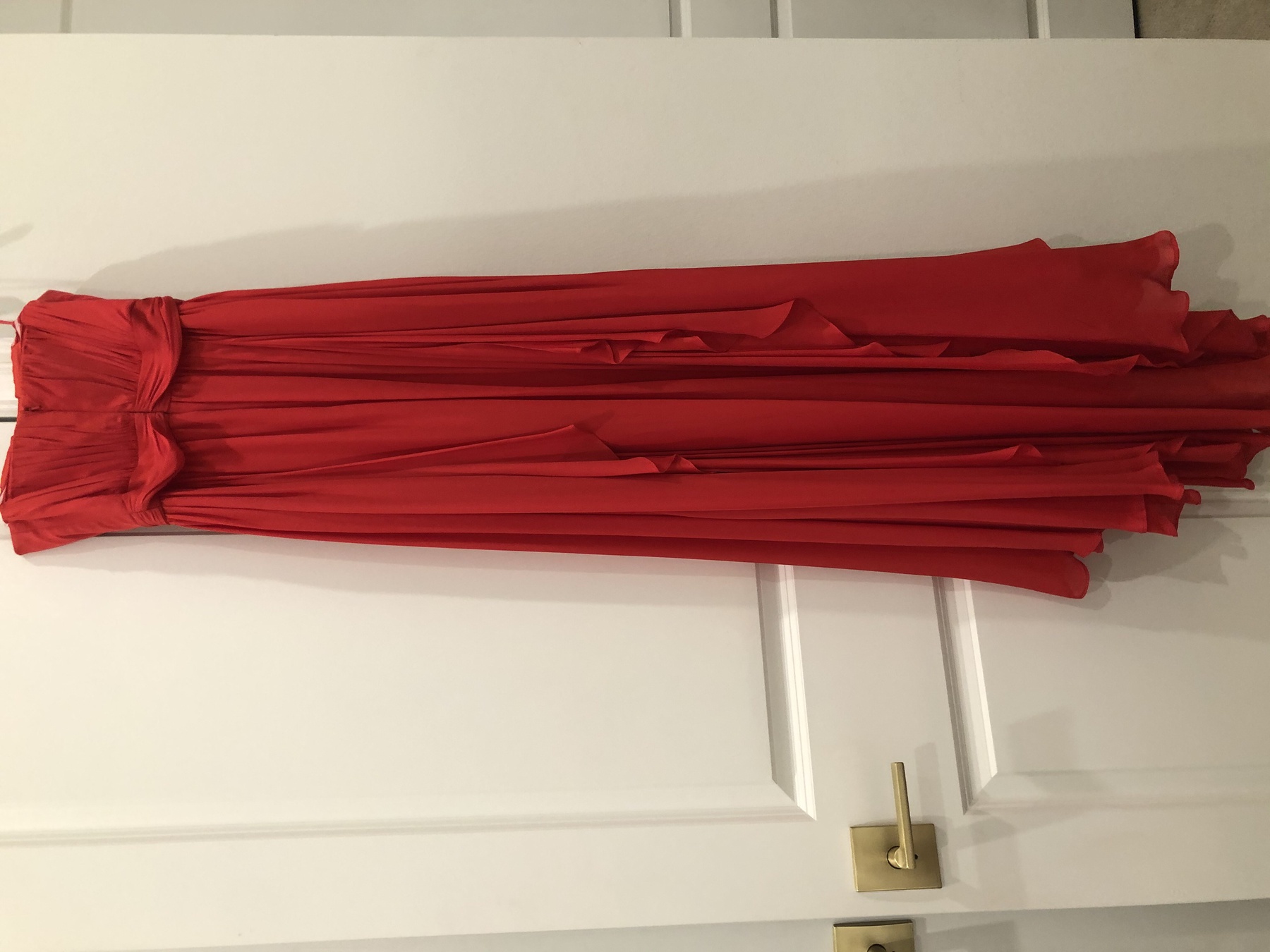 Size 2 Red Dress With Train on Queenly