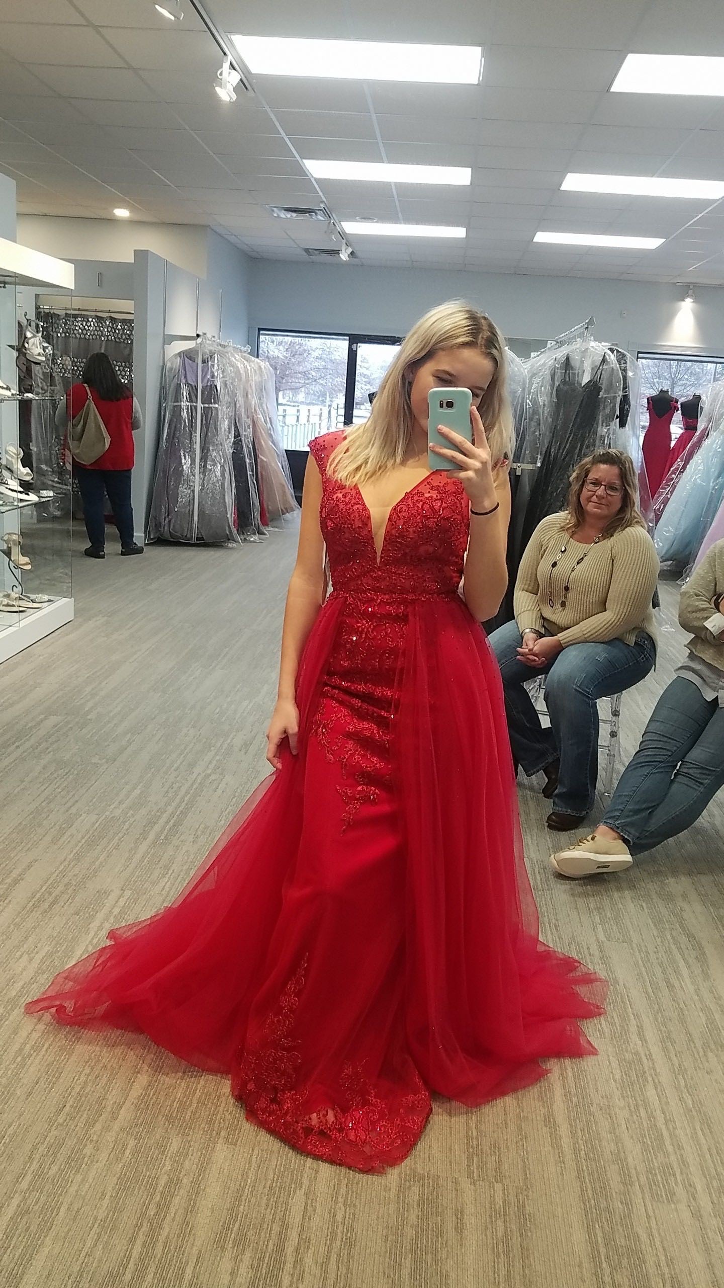 jovani red dress