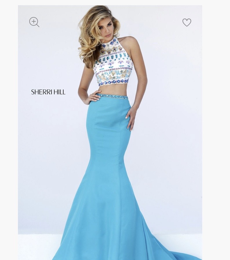 Sherri Hill Size 2 Multicolor Mermaid Dress on Queenly