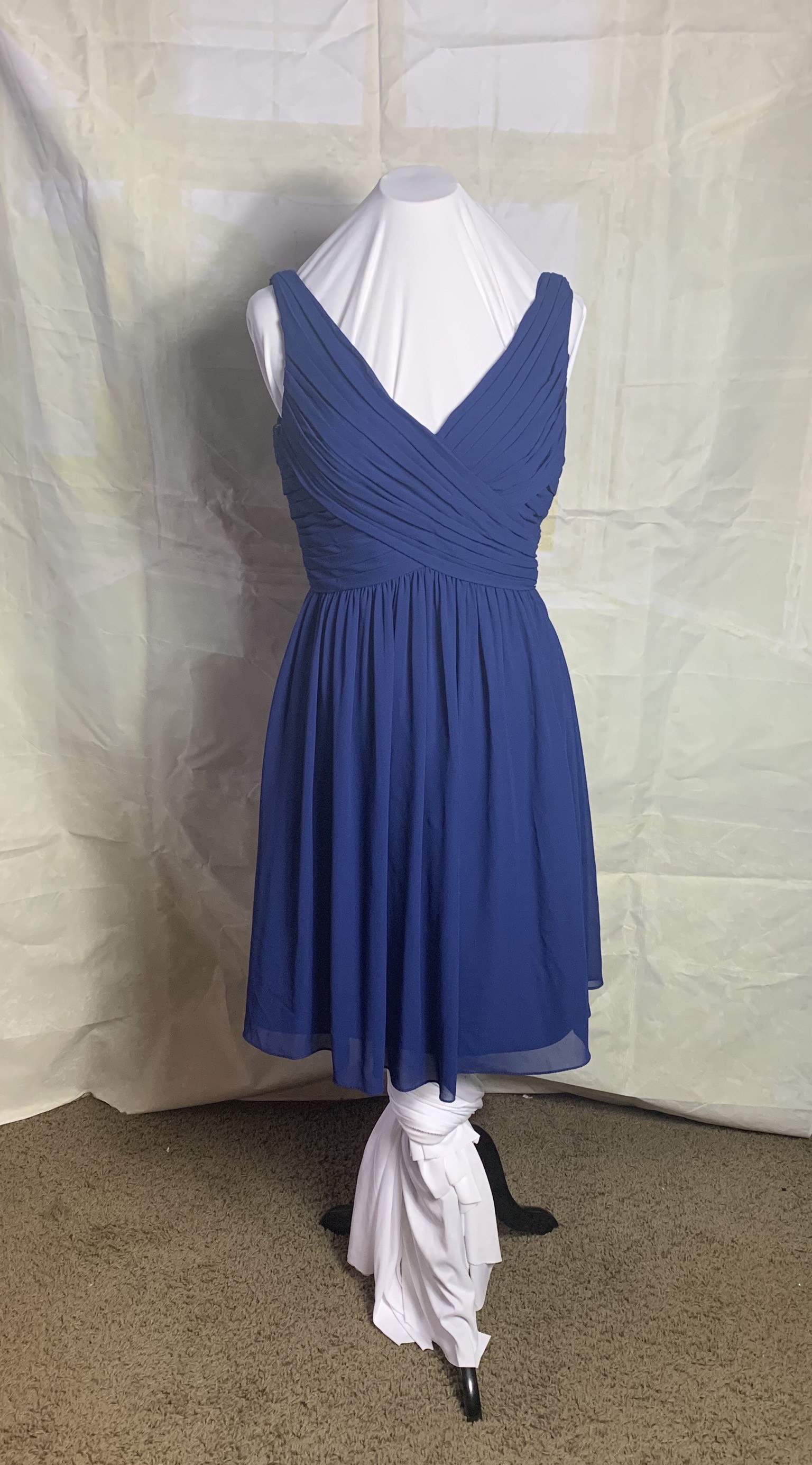 Bill Levkoff Size 12 Homecoming Blue Cocktail Dress on Queenly