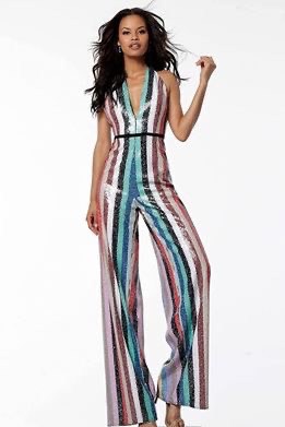 Size 2 Multicolor Romper/jumpsuit Dress on Queenly