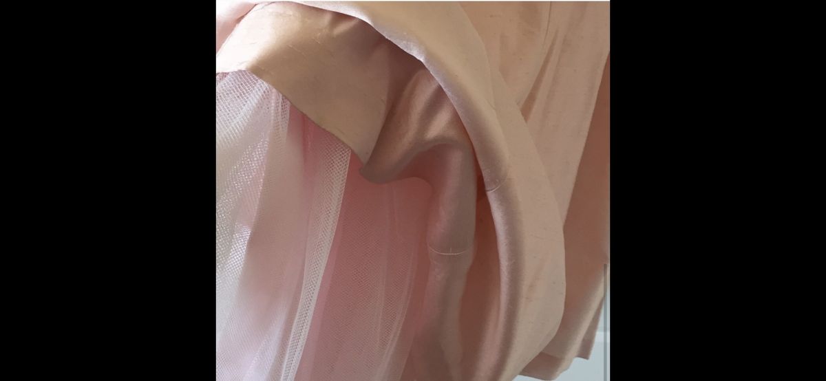Size 8 Prom Satin Light Pink Ball Gown on Queenly