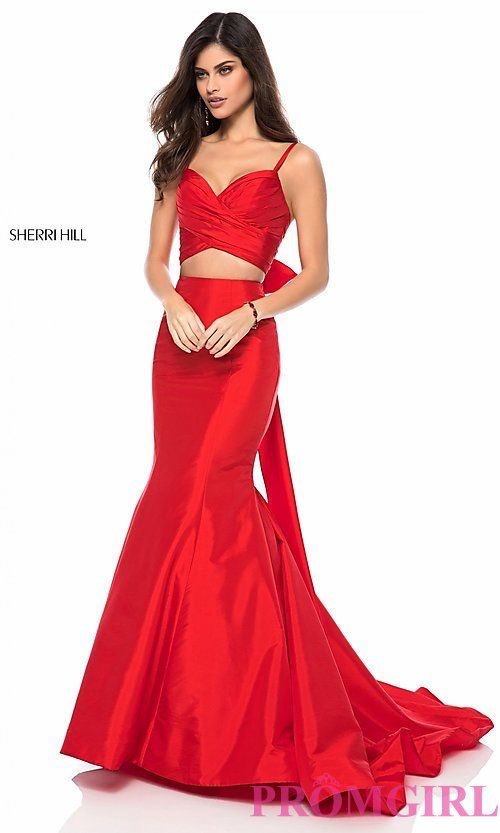 Sherri Hill Size 6 Prom Red Mermaid Dress on Queenly