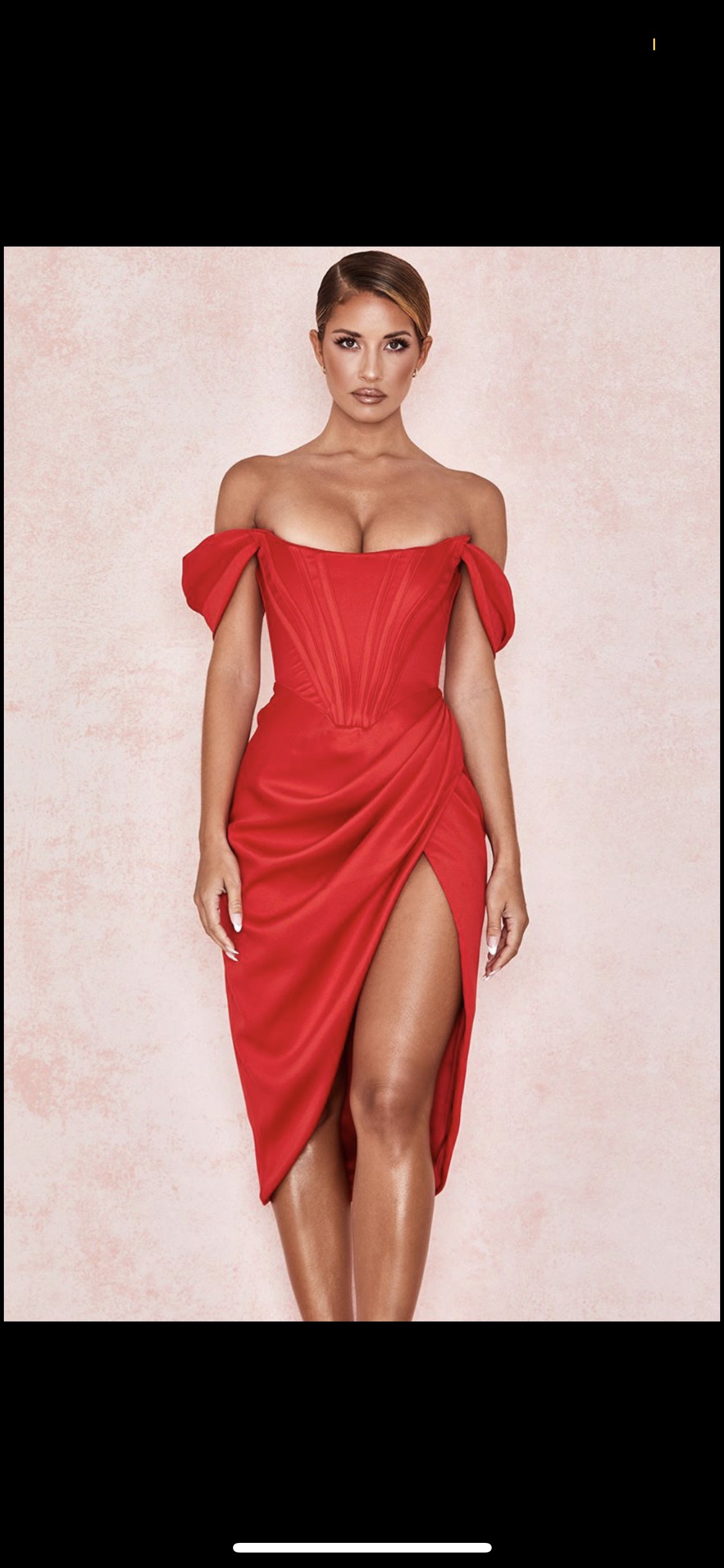 Size 2 Satin Red Cocktail Dress on Queenly