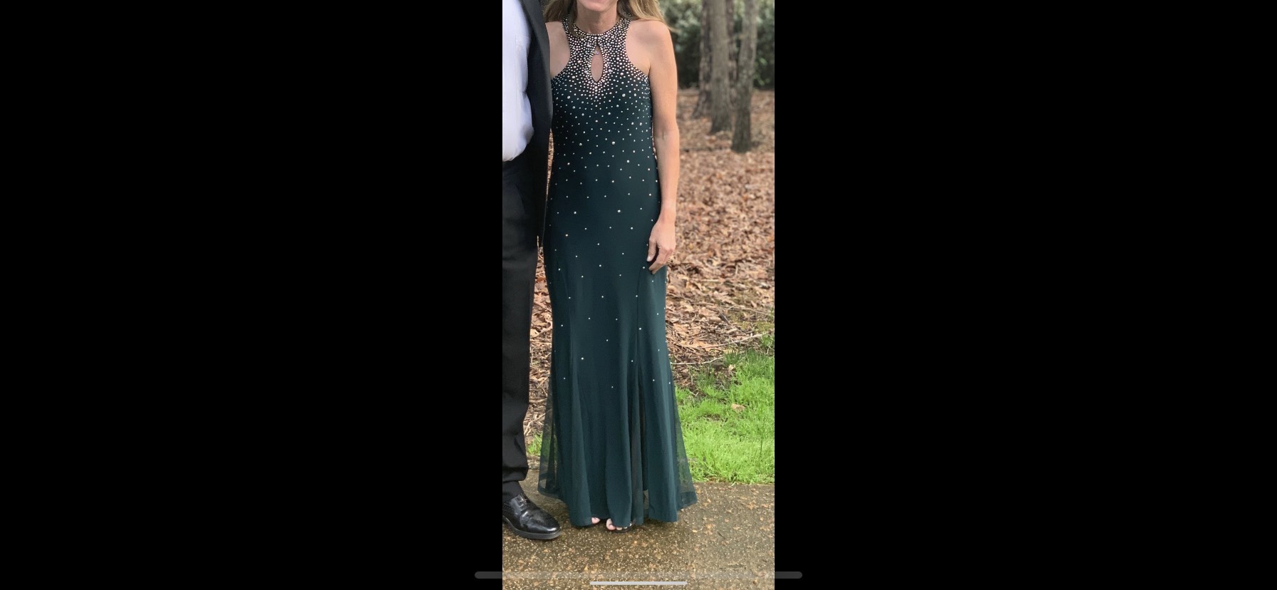 Morgan and Co Size 0 Prom Green Mermaid Dress on Queenly