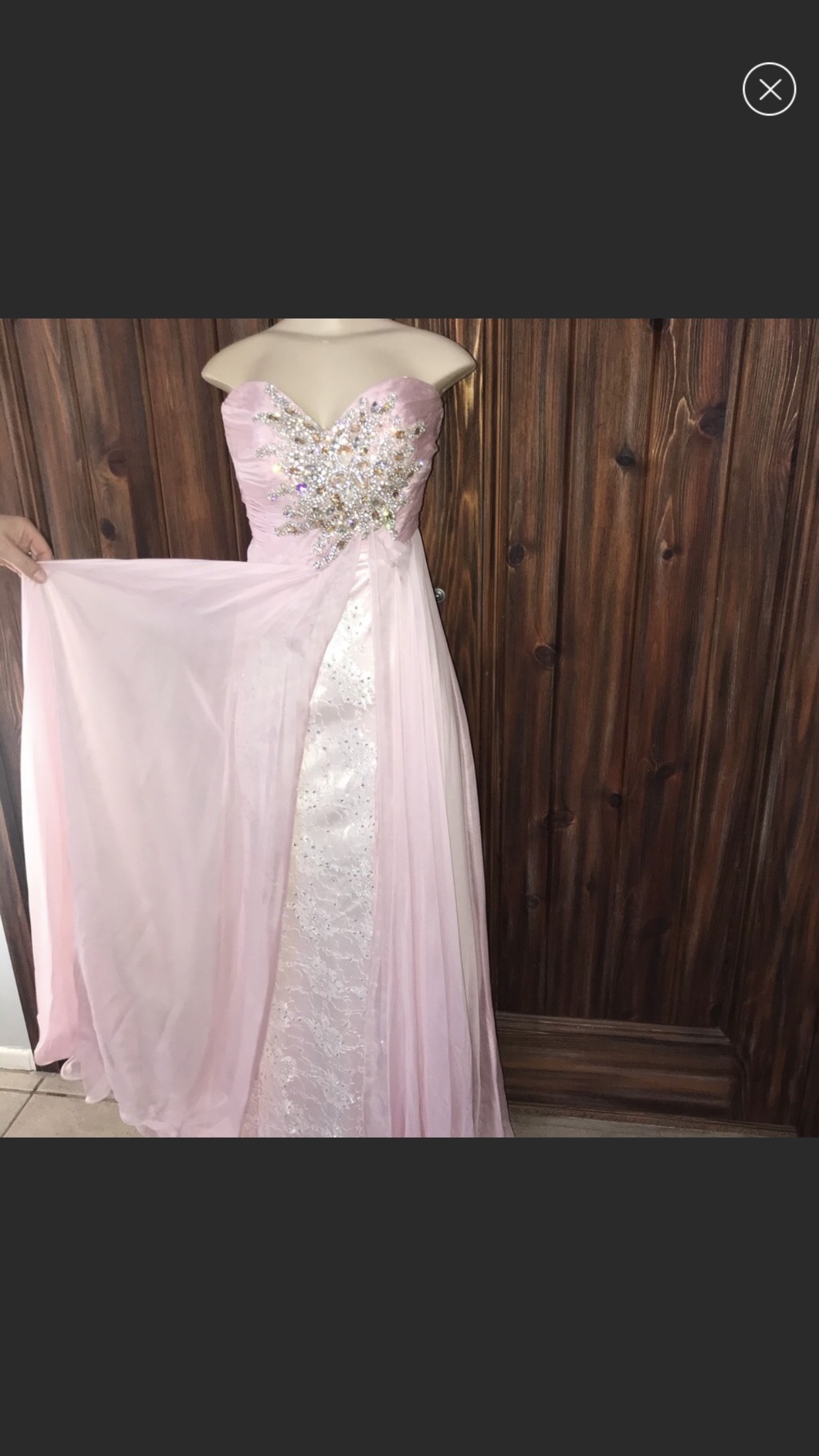 Mac Duggal Size 6 Satin Pink A-line Dress on Queenly