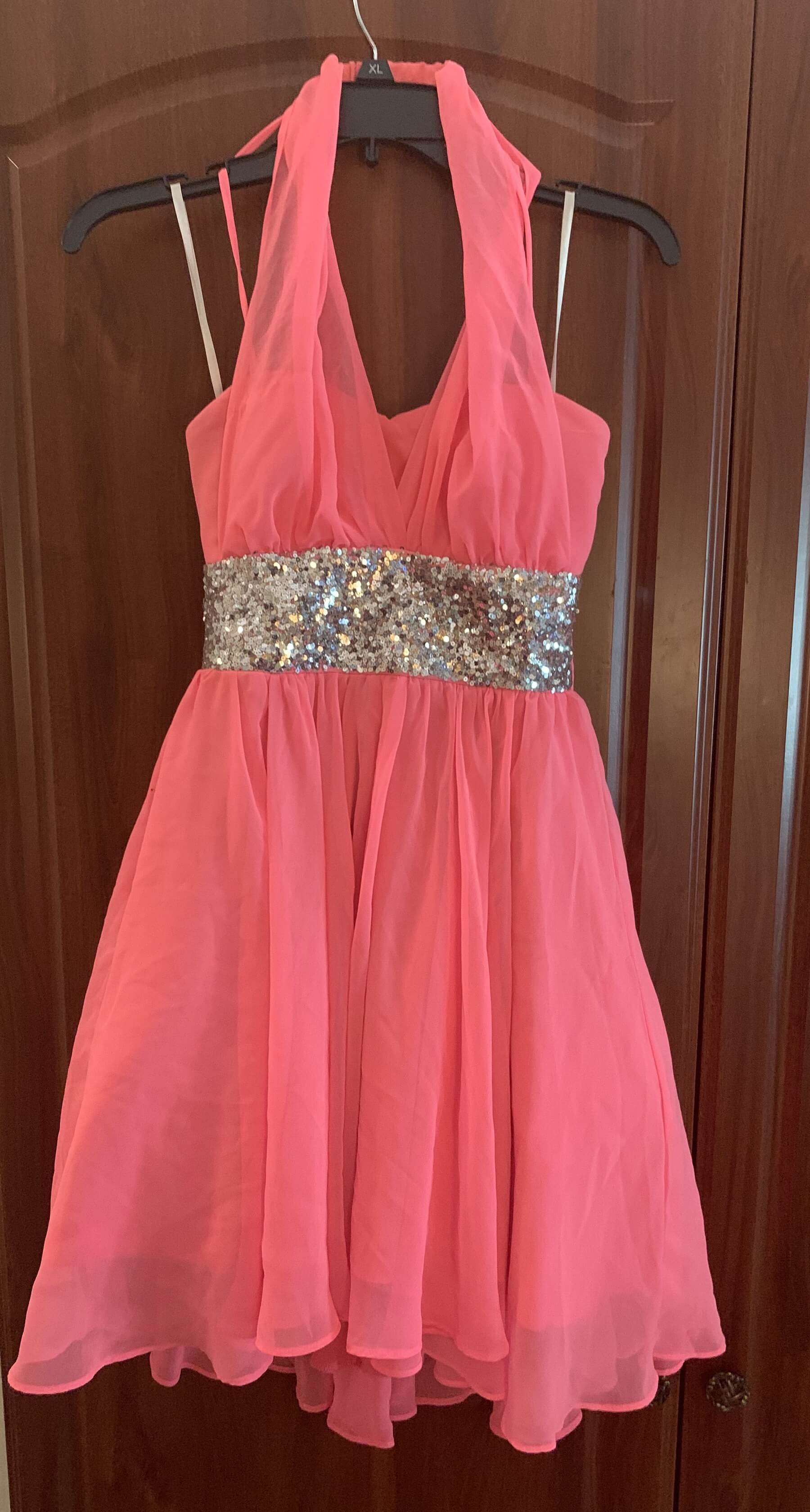 Size 4 Homecoming Hot Pink A-line Dress on Queenly