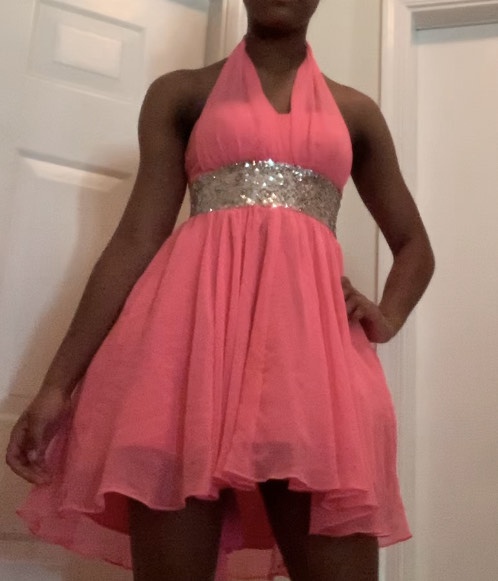 Size 4 Homecoming Hot Pink A-line Dress on Queenly