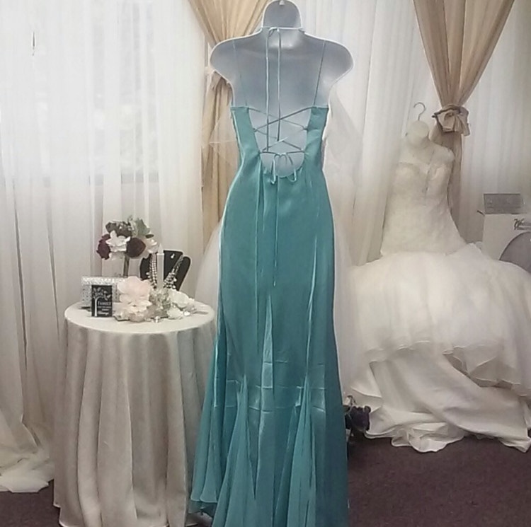 Milano Formals Size 6 Prom Green Floor Length Maxi on Queenly