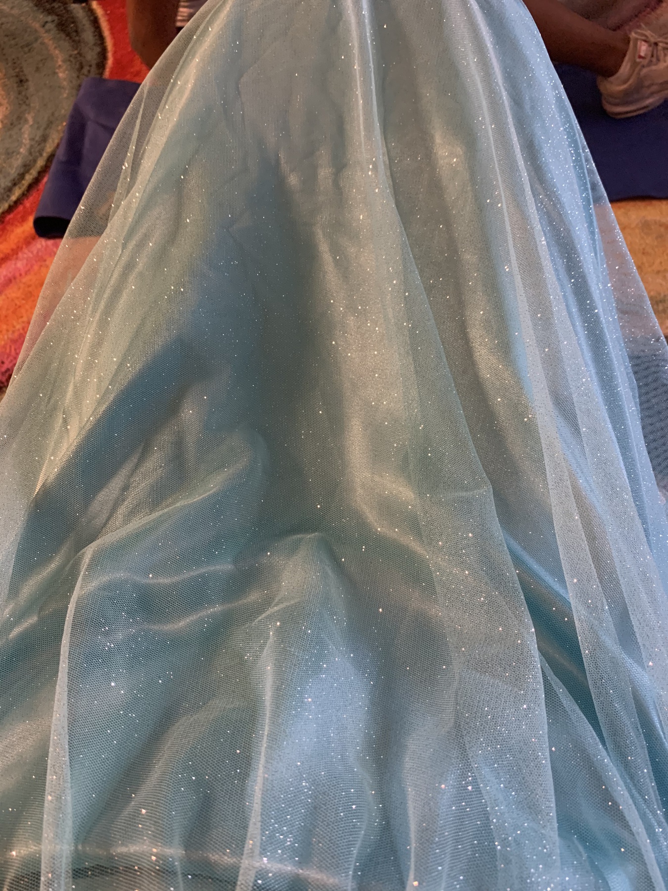 Size 2 Prom Strapless Blue A-line Dress on Queenly