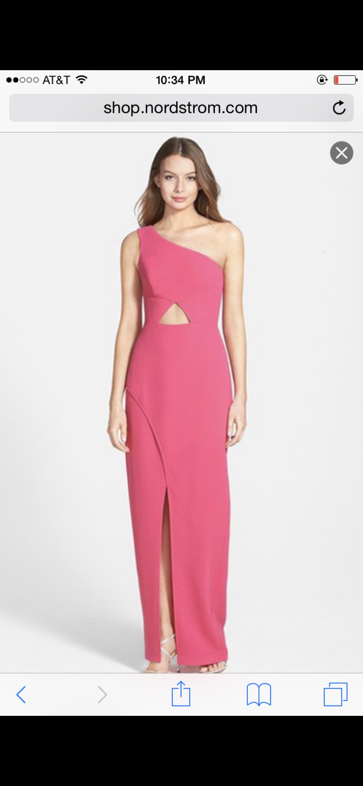 BCBG Pink Size 4 Cut Out Side slit Dress on Queenly