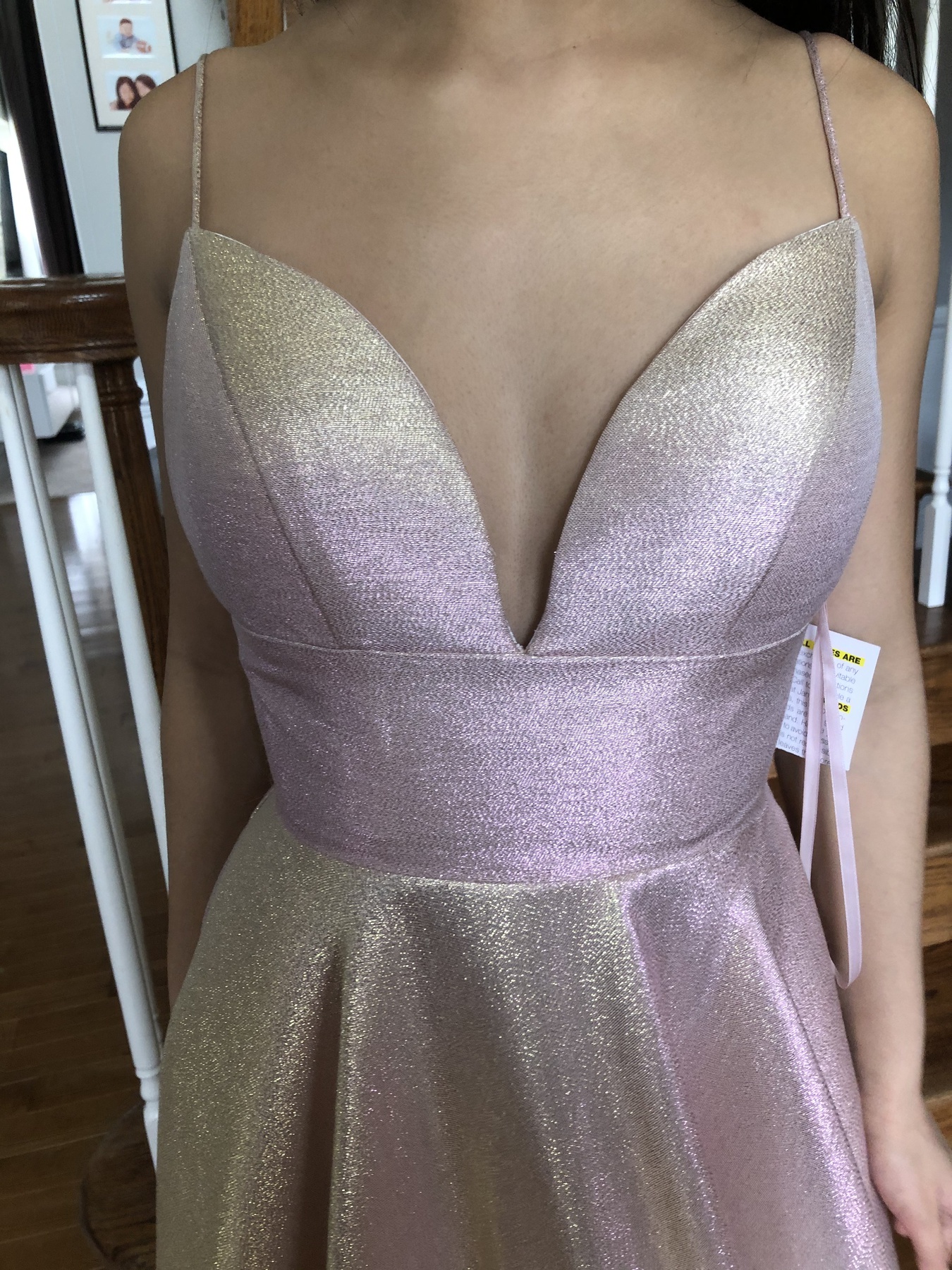 Ashley Lauren Size 2 Prom Plunge Pink Ball Gown on Queenly