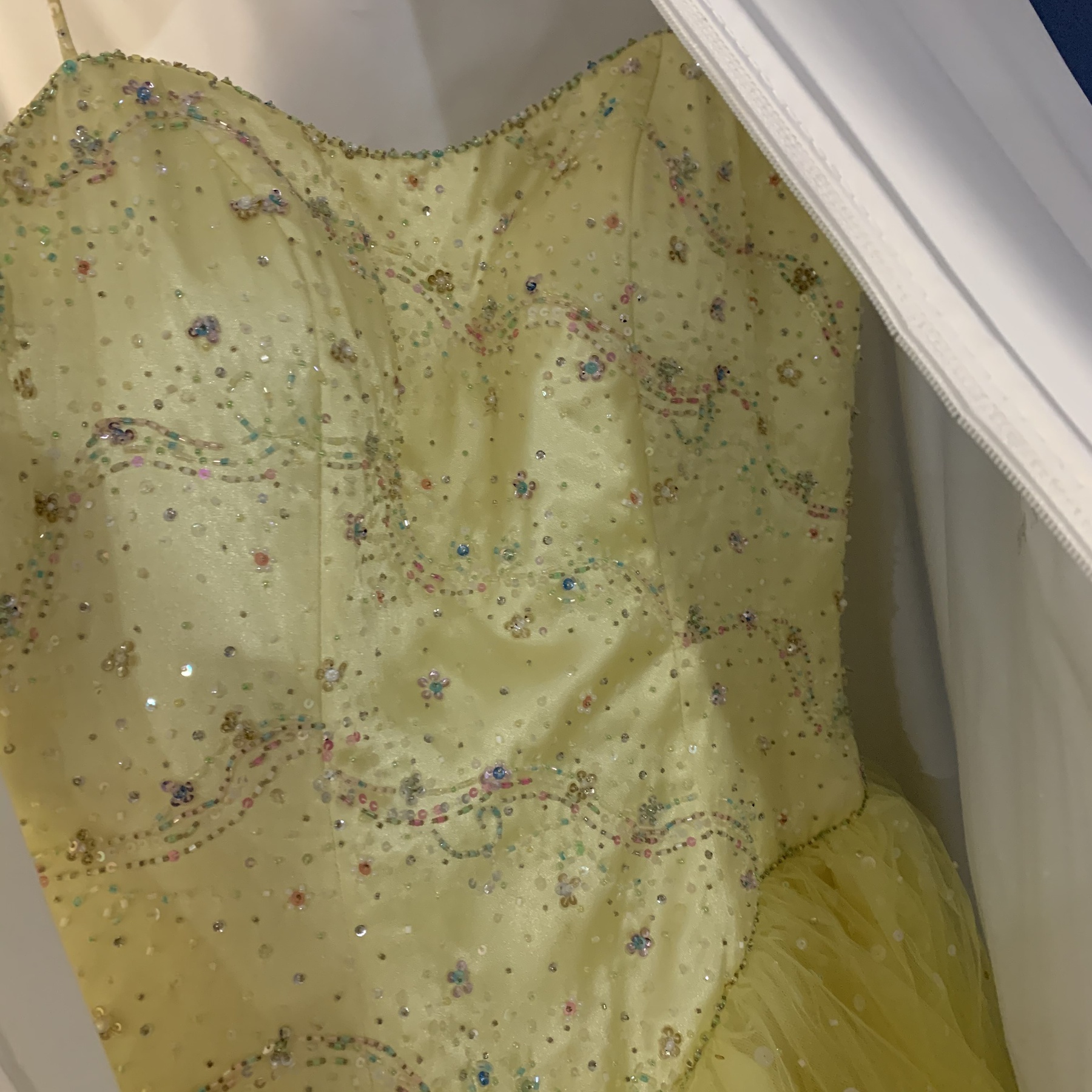 MoriLee Size 4 Prom Yellow Ball Gown on Queenly