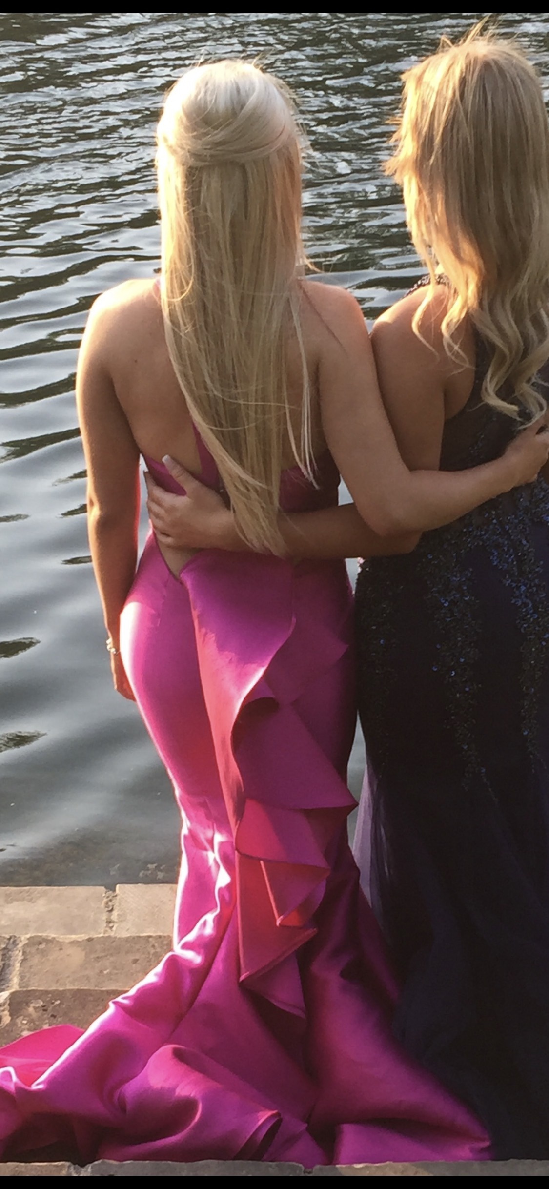 Size 4 Prom Hot Pink Mermaid Dress on Queenly