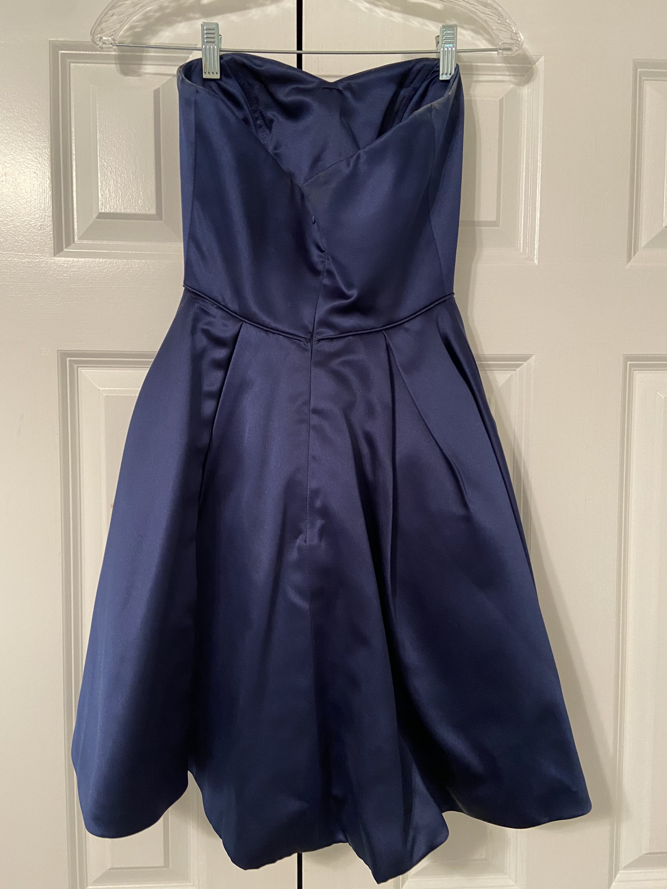 Sherri Hill Size 0 Pageant Strapless Royal Blue Cocktail Dress on Queenly