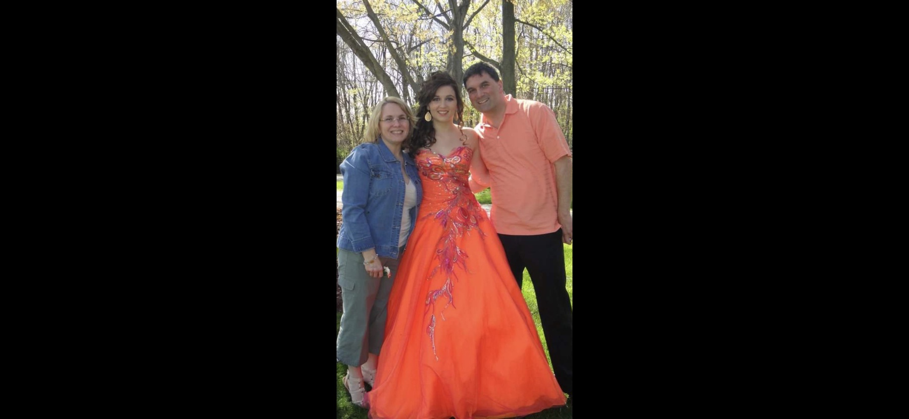 Tony Bowls Size 6 Prom Sequined Orange Ball Gown on Queenly
