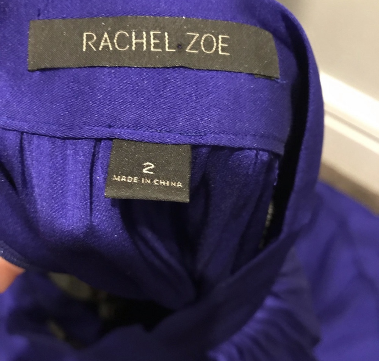 Rachel Zoe Size 2 Prom Blue Side Slit Dress on Queenly