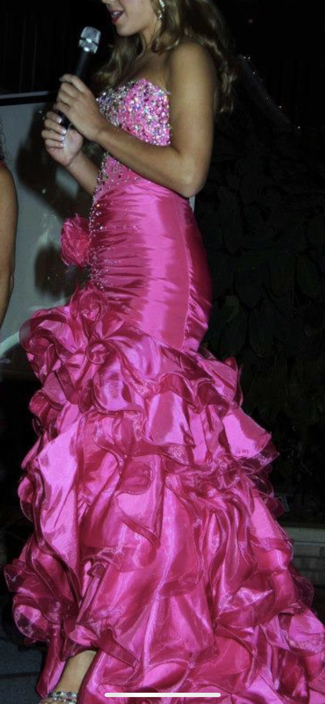 Size 8 Pink Mermaid Dress on Queenly