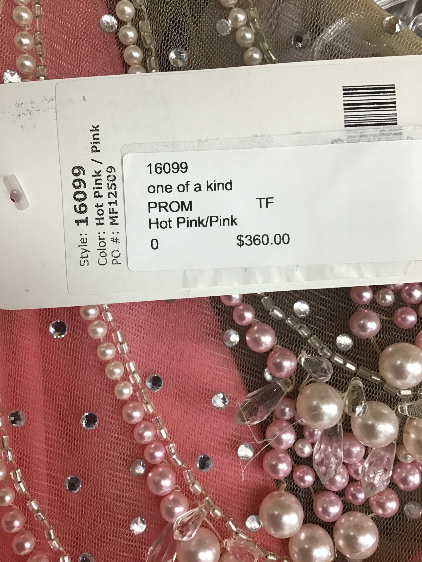 Tiffany Designs Hot Pink Size 0 Train Dress on Queenly