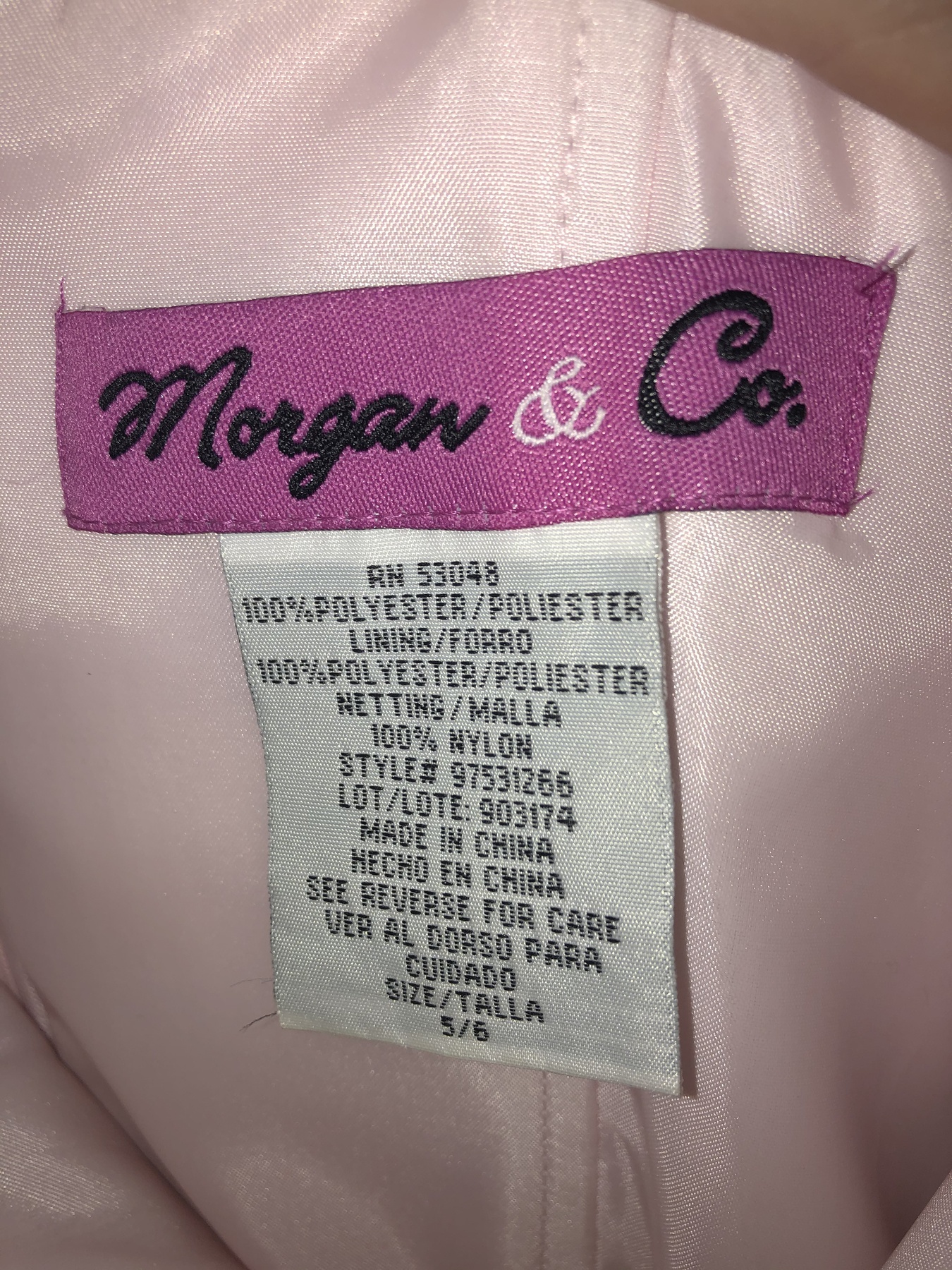 Morgan and Co Light Pink Size 6 Homecoming Tall Height Cocktail Dress on Queenly