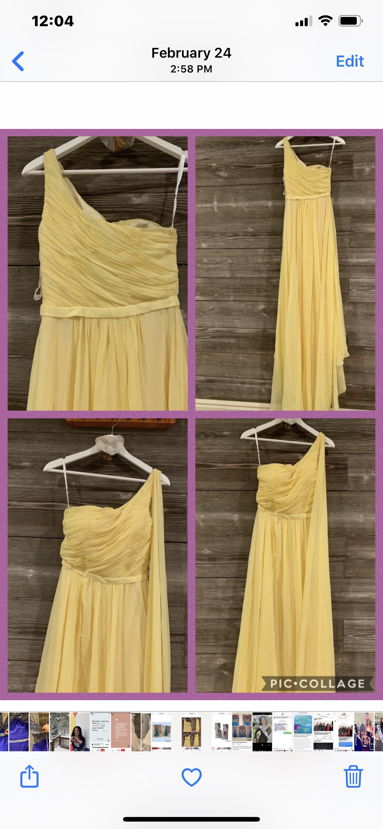Size 0 Prom One Shoulder Yellow A-line Dress on Queenly