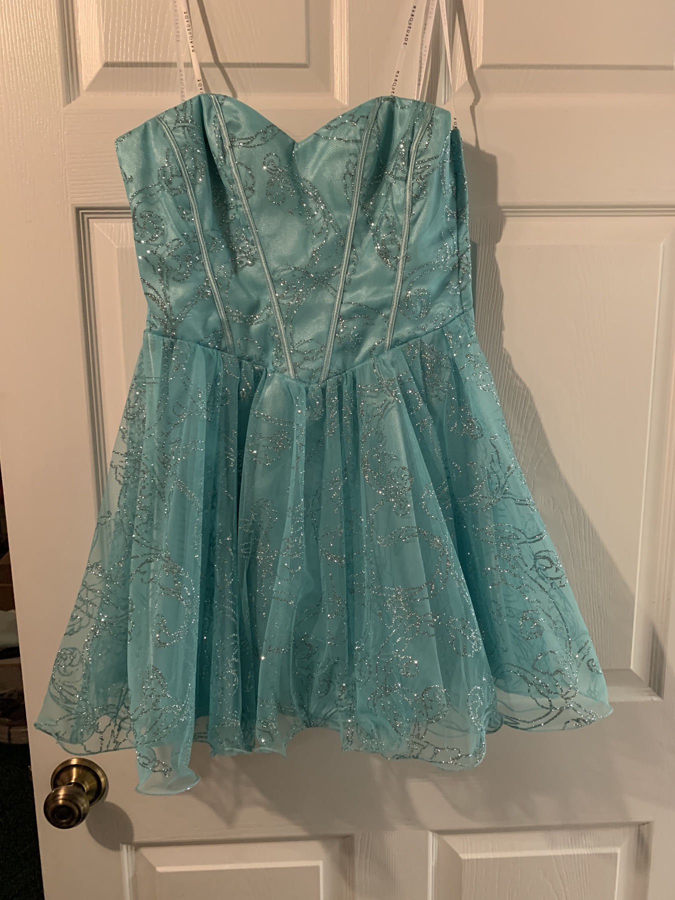 Masquerade Size 6 Blue Cocktail Dress on Queenly