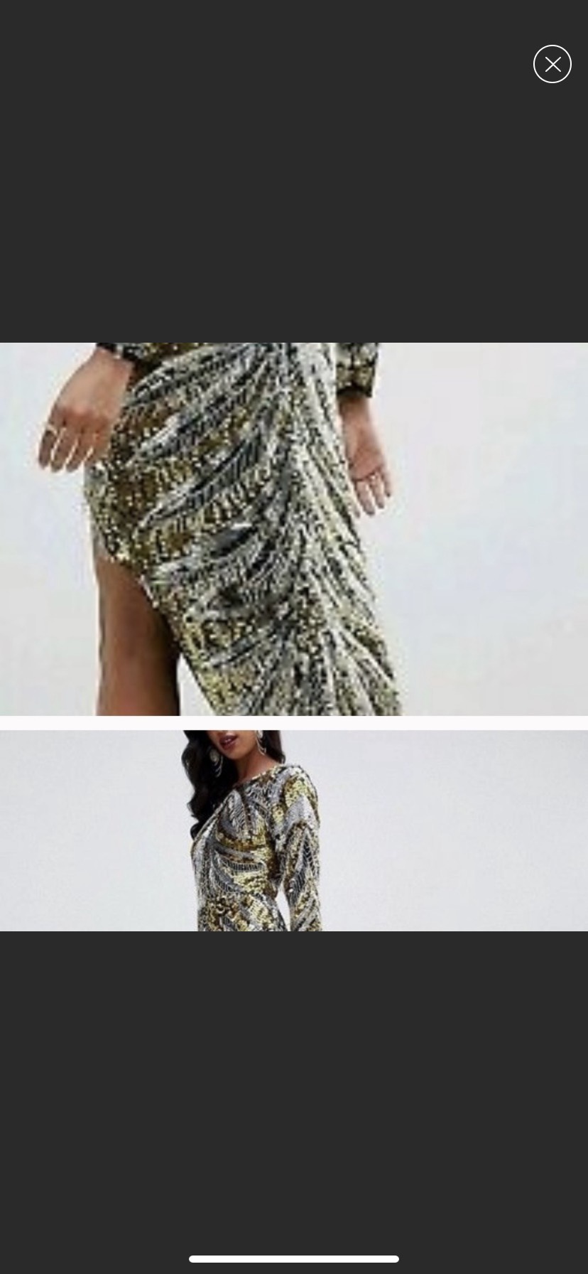 Multicolor Size 10 Side slit Dress on Queenly