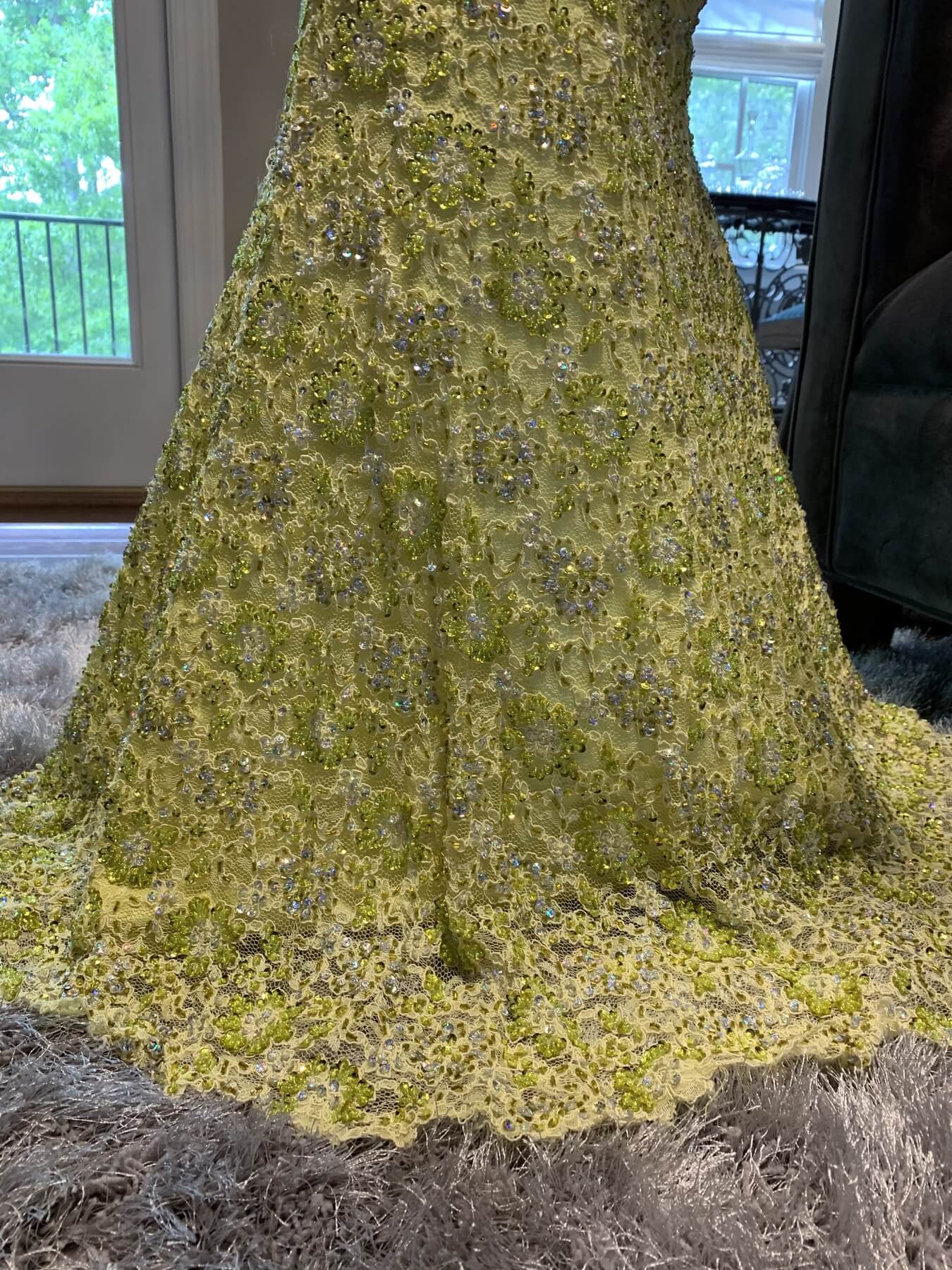 Yellow Size 4 Mermaid Dress on Queenly