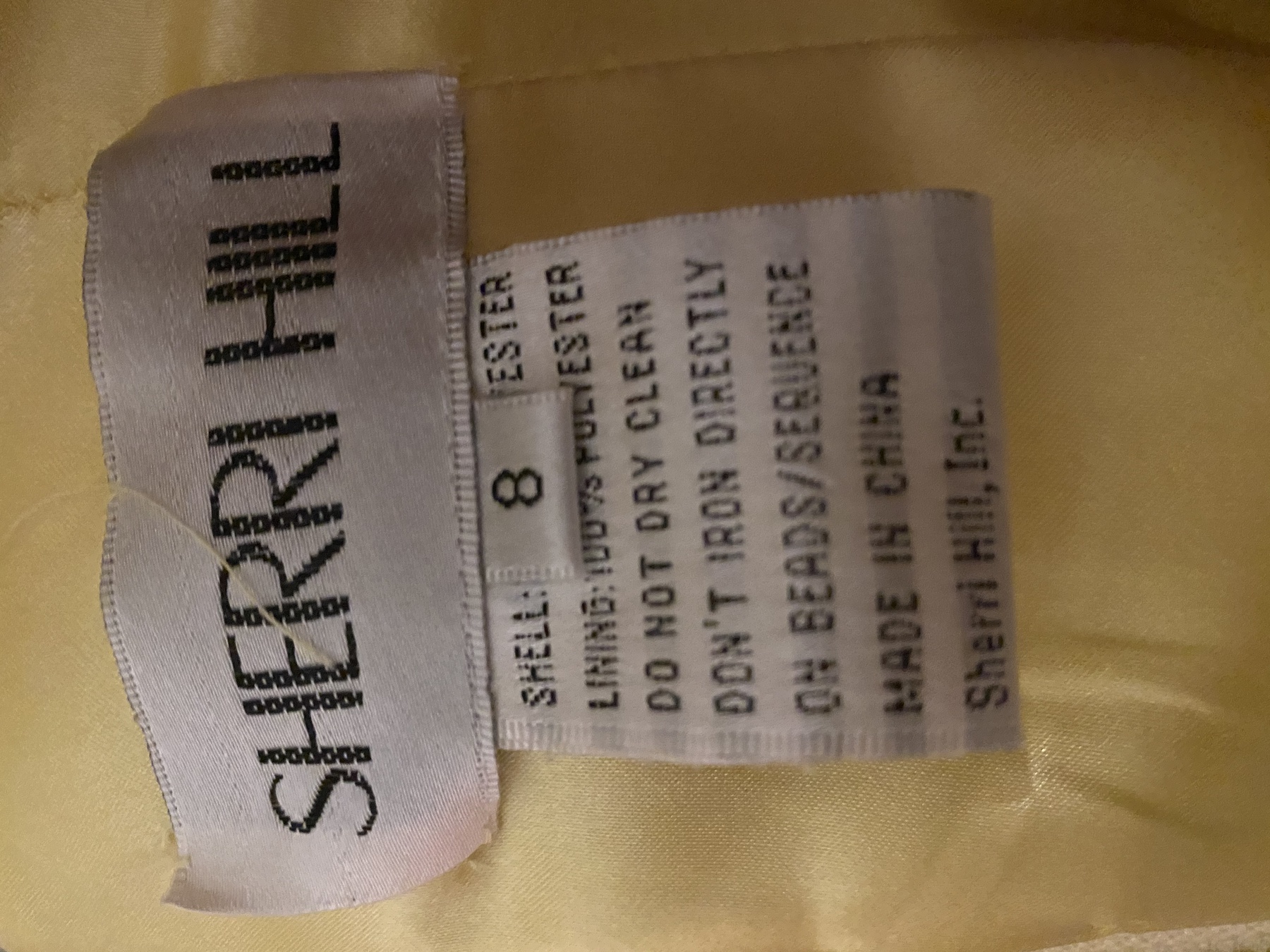 Sherri Hill Size 8 Bridesmaid Plunge Yellow Floor Length Maxi on Queenly