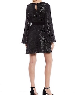 Size 10 Wedding Guest Long Sleeve Black Cocktail Dress on Queenly