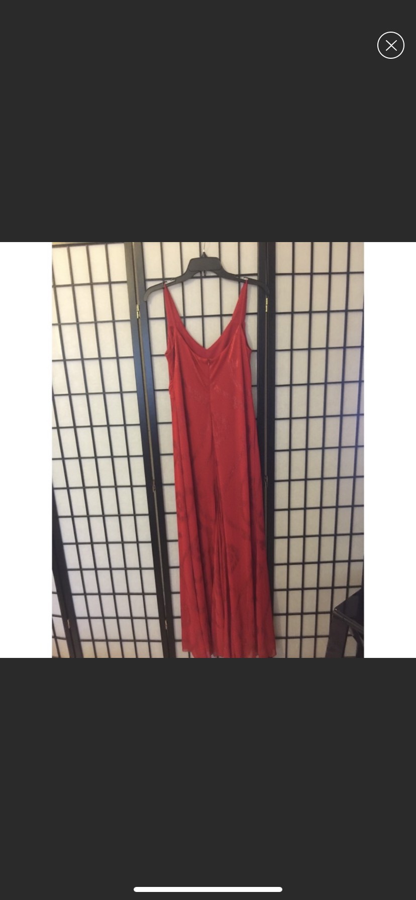 Jump Size 8 Red Floor Length Maxi on Queenly