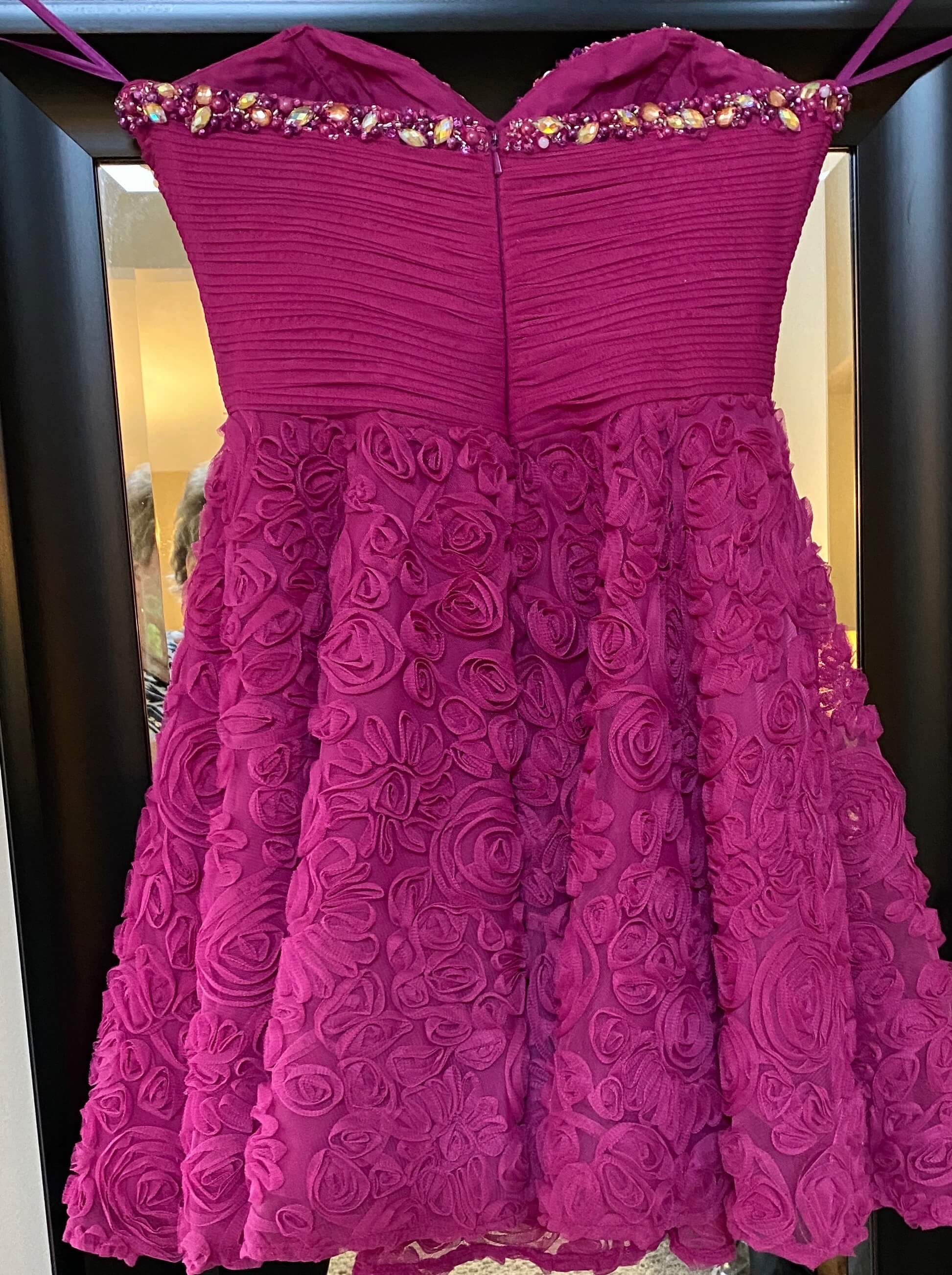 Beyond - Division of Jovani Purple Size 2 Tall Height Cocktail Dress on Queenly