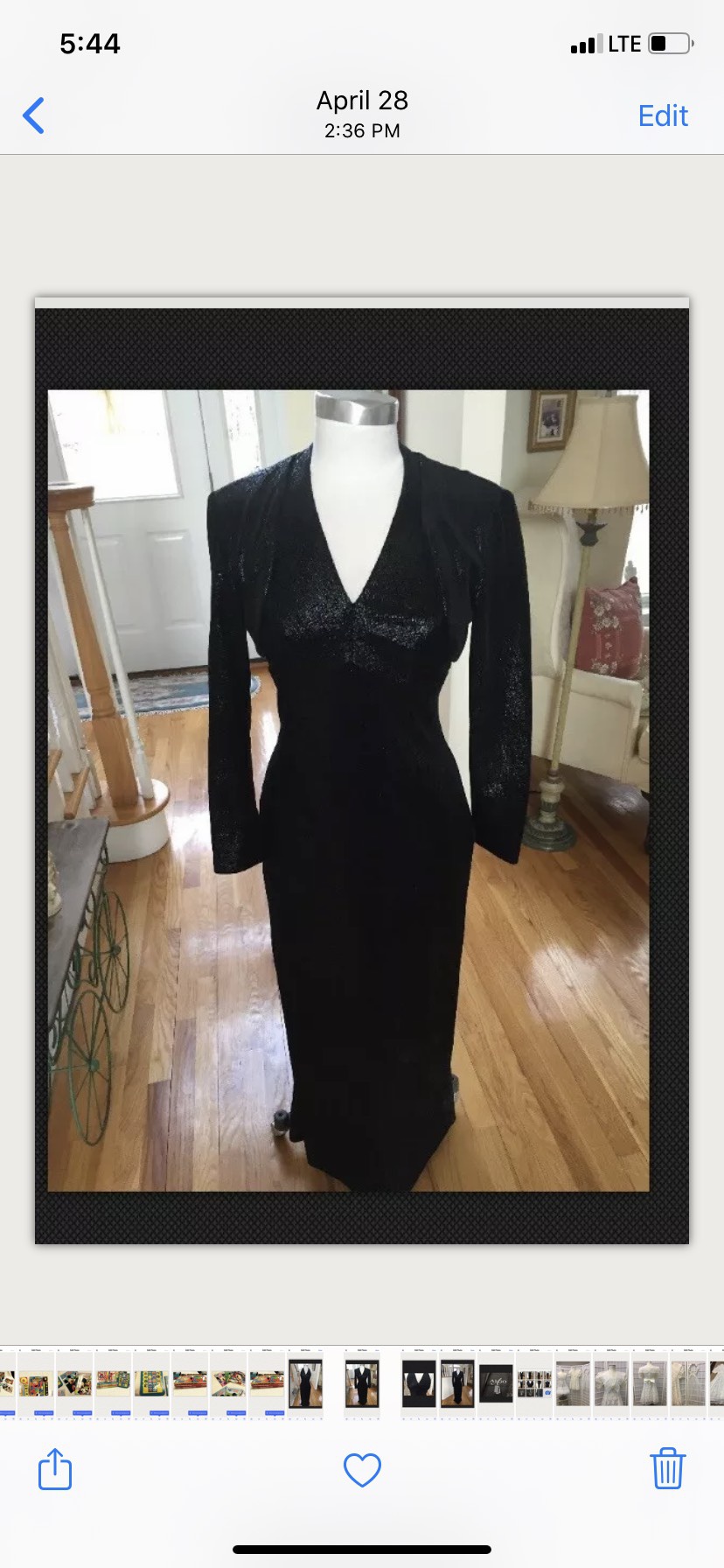 Algo Size 8 Black Cocktail Dress on Queenly