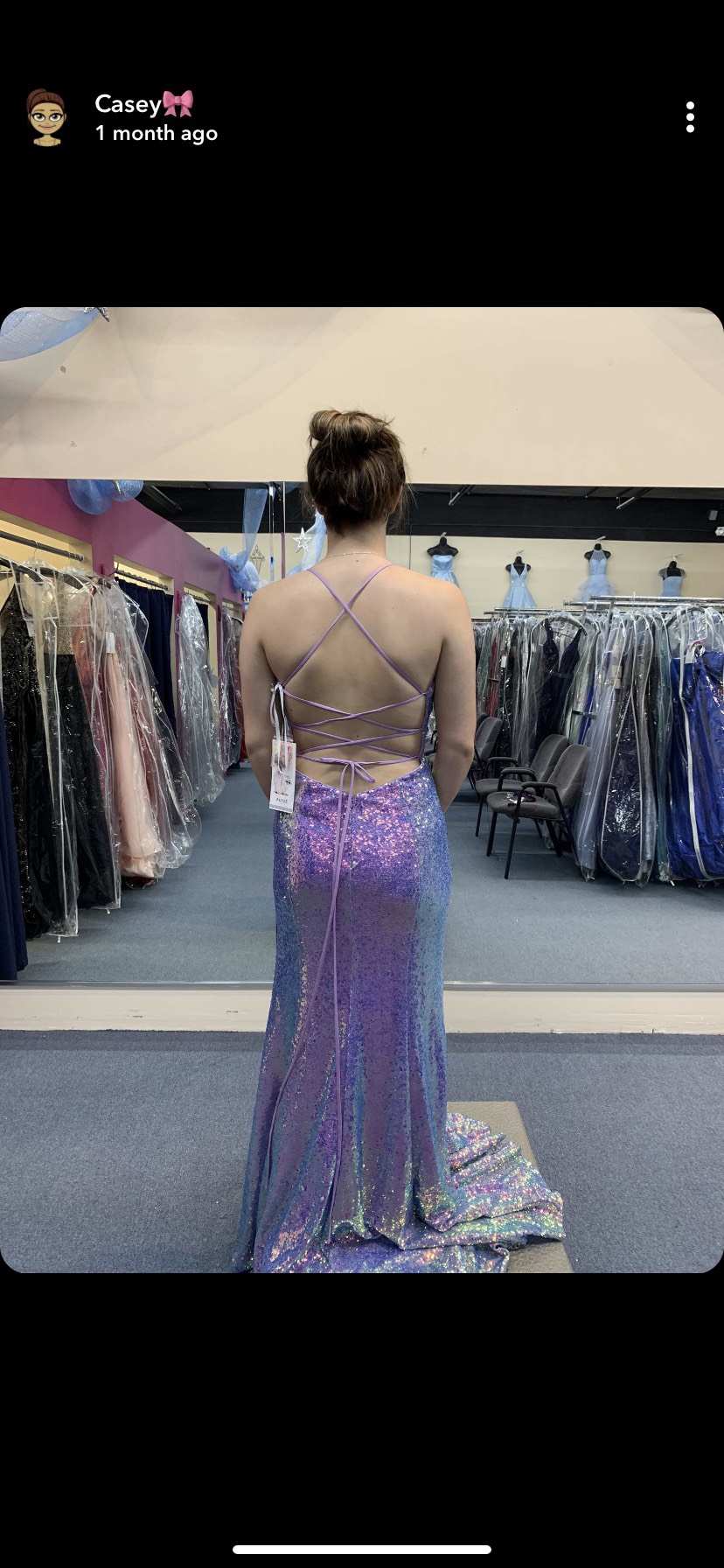 Size 8 Prom Multicolor Mermaid Dress on Queenly