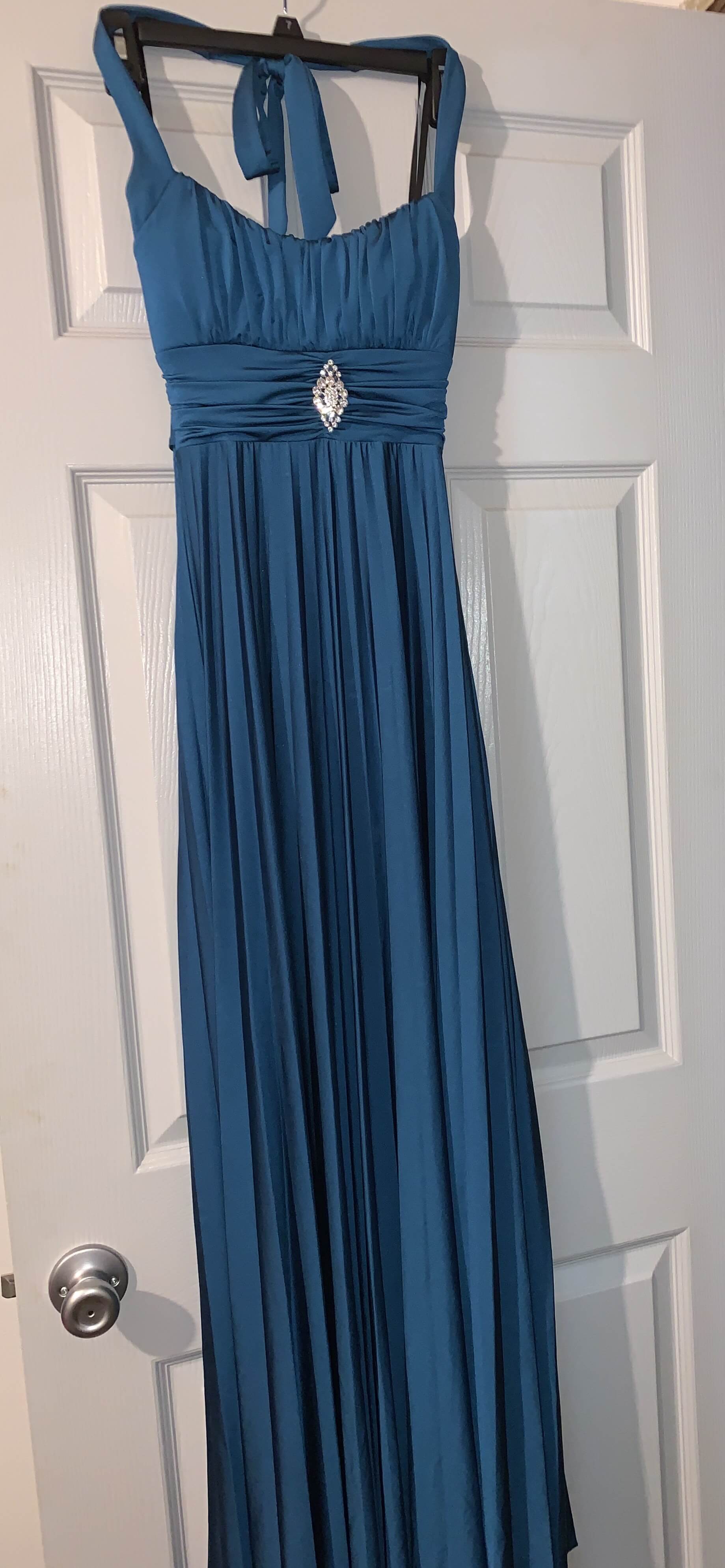 Speechless Size 6 Blue A-line Dress on Queenly