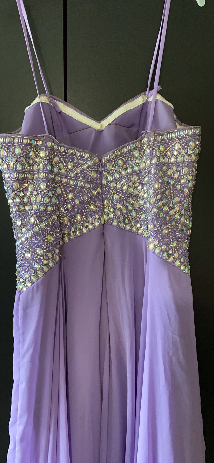 Size 4 Prom Strapless Light Purple A-line Dress on Queenly