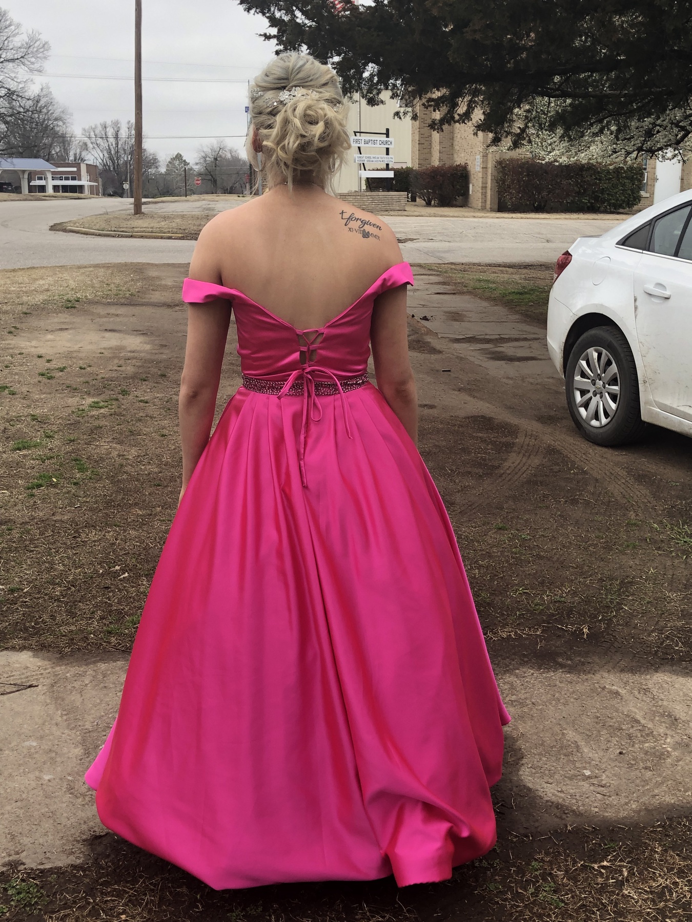 Sherri Hill Size 2 Prom Hot Pink Ball Gown on Queenly