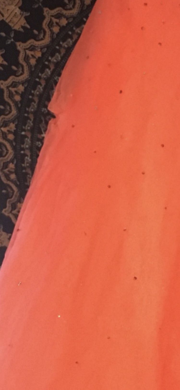 Size 8 Prom Orange Ball Gown on Queenly