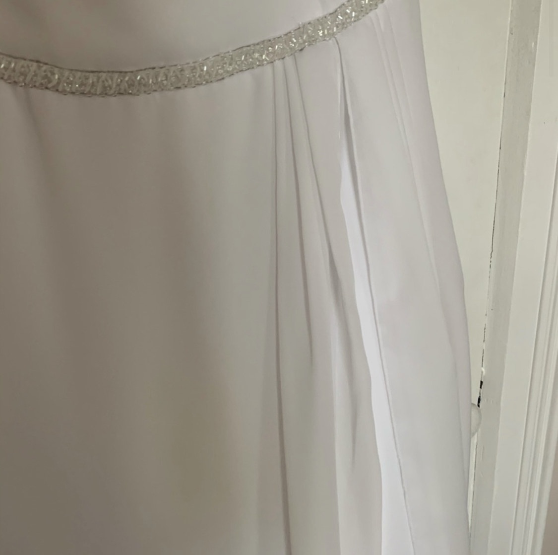 Alfred Angelo Size 10 Wedding White Dress With Train on Queenly
